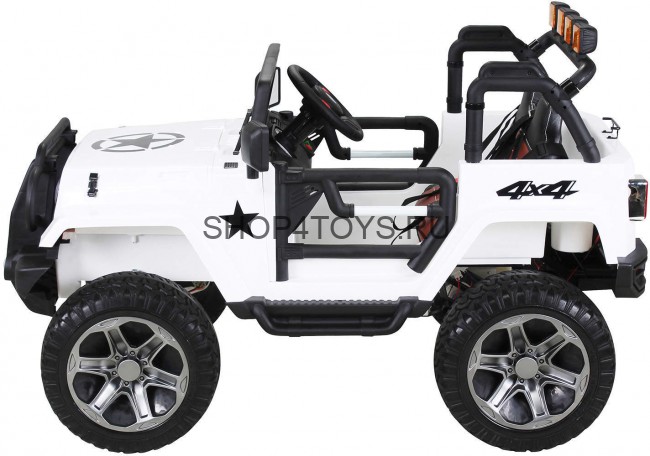 Радиоуправляемый белый джип Wrangler 4WD 2.4G - WXE1688-4-W