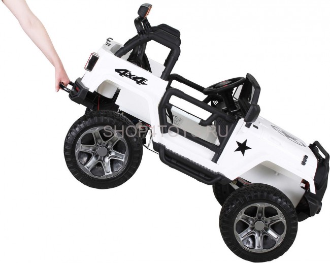 Радиоуправляемый белый джип Wrangler 4WD 2.4G - WXE1688-4-W