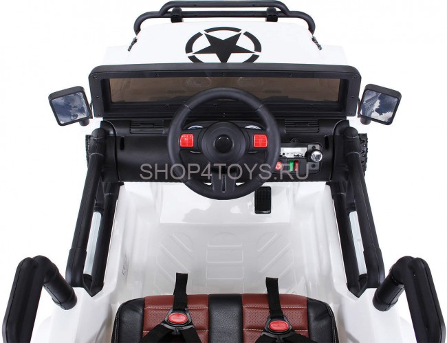 Радиоуправляемый белый джип Wrangler 4WD 2.4G - WXE1688-4-W