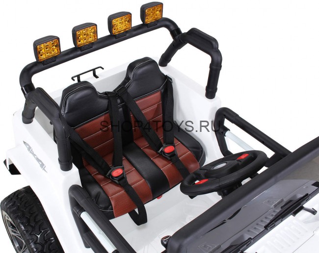 Радиоуправляемый белый джип Wrangler 4WD 2.4G - WXE1688-4-W