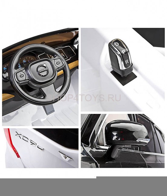 Детский электромобиль Dake Volvo XC90 White 12V 2.4G - XC90-WHITE