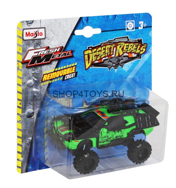 Металлическая модель Maisto FM Desert Rebels Dodge Challenger 2006 Green 1:32 - 25208 Металлическая модель Maisto FM Desert Rebels Dodge Challenger 2006 Green 1:32 - 25208