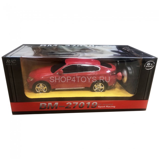 Радиоуправляемая машина BMW X6 Red 1:24 - 27019-R Радиоуправляемая машина BMW X6 Red 1:24 - 27019-R