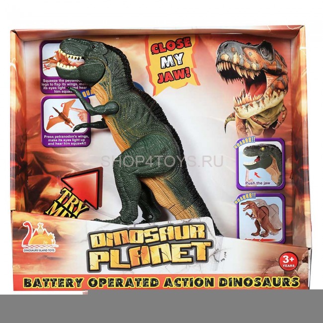 Интерактивный робот Динозавр Тираннозавр на батарейках - RS6152