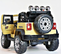 Радиоуправляемый детский электромобиль JJ235A Beach Jeep Khaki 12V - JJ235A-K
