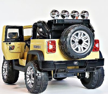 Радиоуправляемый детский электромобиль JJ235A Beach Jeep Khaki 12V - JJ235A-K Радиоуправляемый детский электромобиль Джип 12V - JJ245 с резиновыми колесами - это модель, которая с легкостью затмит седаны и джипы других марок.