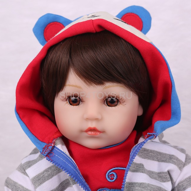 Реборн силиконовый мальчик Даня