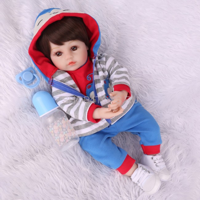Реборн силиконовый мальчик Даня