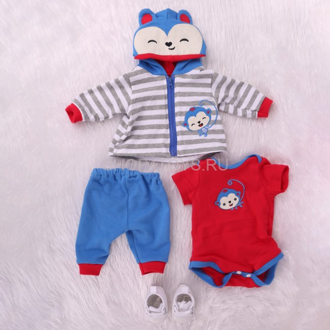 Реборн силиконовый мальчик Даня