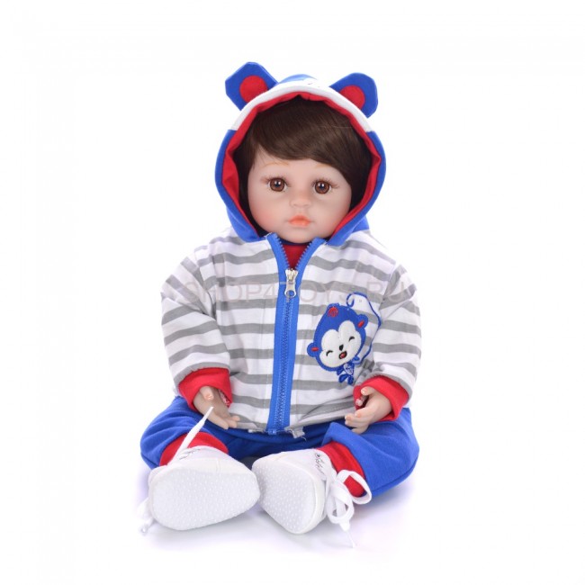 Реборн силиконовый мальчик Даня