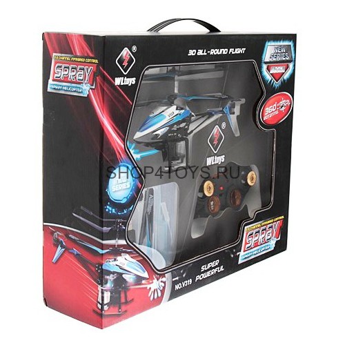 Радиоуправляемый вертолет WL toys с водяной пушкой - V319