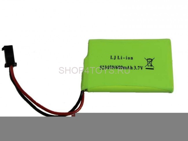 Аккумулятор Li-Ion 3.7V 600mAh (разъем SM) - LI-ION-37-600-SM Аккумулятор Li-Ion 3.7V 600mAh (разъем SM) - LI-ION-37-600-SM