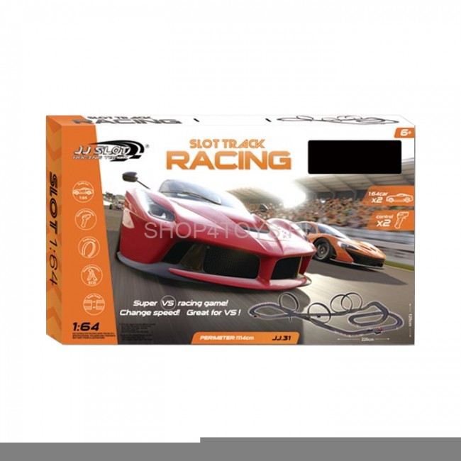 Гоночный автотрек JJ Slot Ралли (длина трека 1114 см, от сети, 1:64) - JJ31-2 Гоночный автотрек JJ Slot Ралли (длина трека 1114 см, от сети, 1:64) - JJ31-2