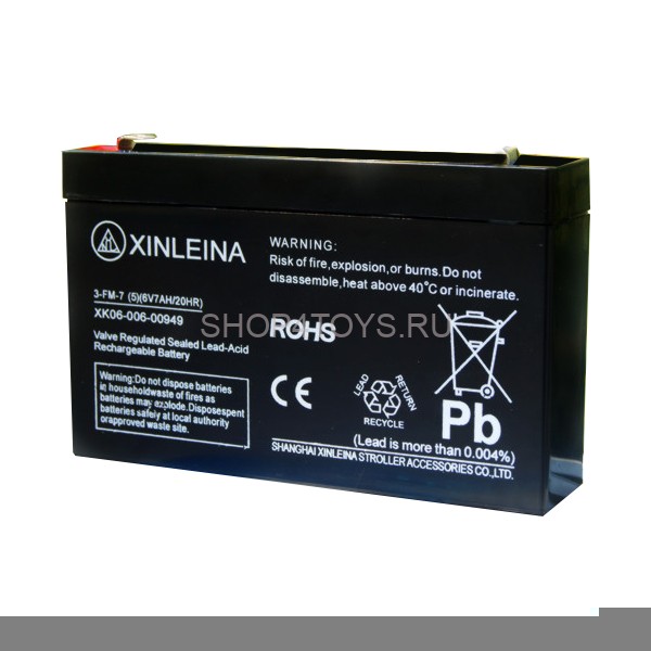 Аккумулятор XINLEINA 6V7Ah/20Hr - 3-FM-7