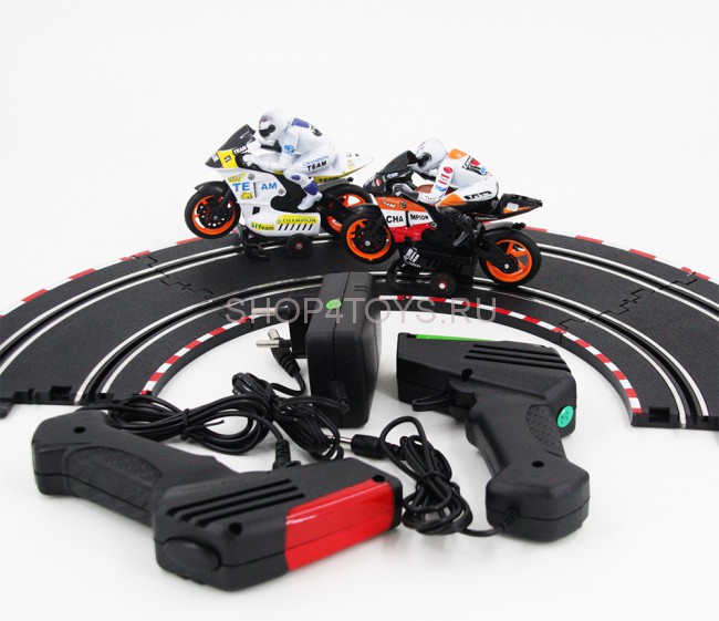 Гоночный автотрек 213 см от сети Moto Racing 1:43 - JJ46-2