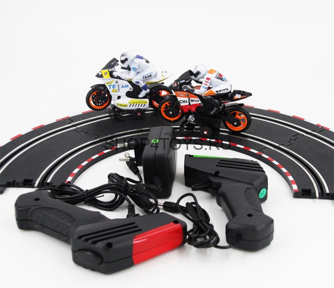 Гоночный автотрек 213 см от сети Moto Racing 1:43 - JJ46-2