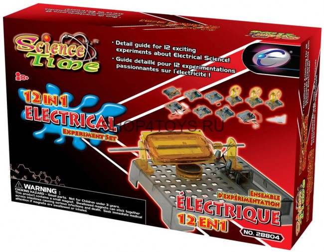 Эксперементальный набор Eastcolight Электричество 12 в 1 - 28804