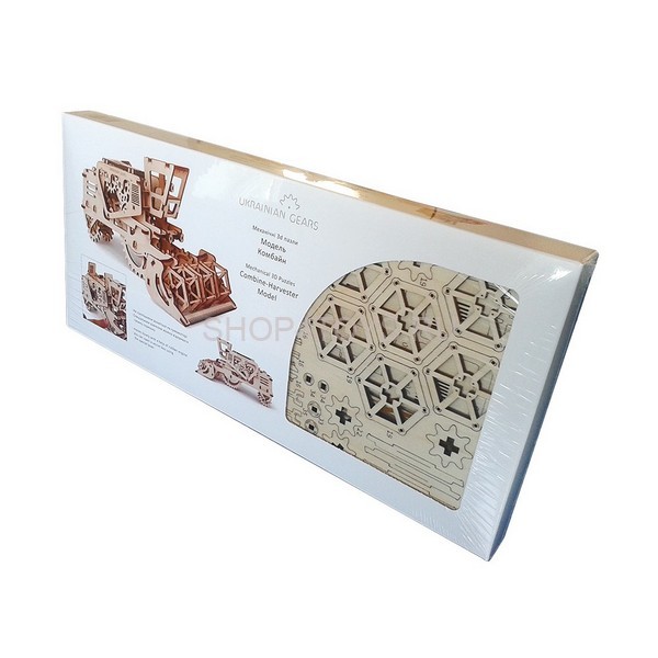 Деревянный 3D конструктор Ugears "Комбайн" - 70010 Деревянный 3D конструктор Ugears "Комбайн" - 70010