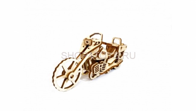 Деревянный 3D конструктор Lemmo Байк "Майк" - 00-70