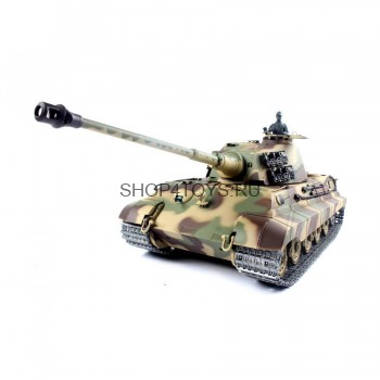 Радиоуправляемый танк Heng Long German King Tiger 1 Henschel 1:16 2.4G - 3888A-1 Радиоуправляемый танк Heng Long German King Tiger 1 Henschel 1:16 2.4G - 3888A-1