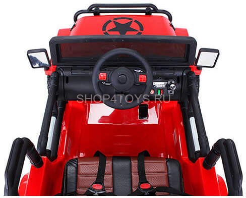 Радиоуправляемый красный джип Wrangler 4WD 2.4G - WXE1688-4