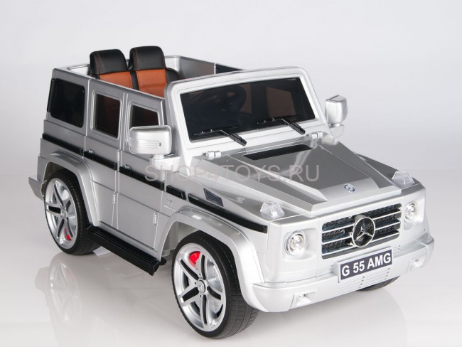 Радиоуправляемый детский электромобиль Mercedes Benz G55 Silver 12V 2.4G - DMD-178-S Радиоуправляемый детский электромобиль Mercedes Benz G55 Silver 12V 2.4G - DMD-178-S