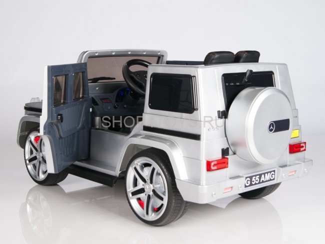 Радиоуправляемый детский электромобиль Mercedes Benz G55 Silver 12V 2.4G - DMD-178-S Радиоуправляемый детский электромобиль Mercedes Benz G55 Silver 12V 2.4G - DMD-178-S