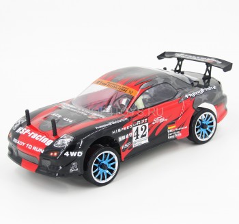 Радиоуправляемый автомобиль для дрифта HSP Flying Fish 2 - 1:16 4WD - 94163-16376 - 2.4G Полностью готовая к эксплуатации полноприводная  автомодель для дрифта HSP с электродвигателем серии 380