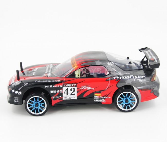 Радиоуправляемый автомобиль для дрифта HSP Flying Fish 2 - 1:16 4WD - 94163-16376 - 2.4G