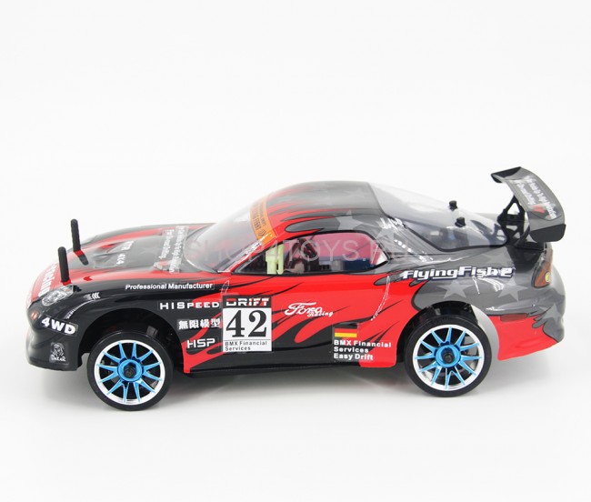 Радиоуправляемый автомобиль для дрифта HSP Flying Fish 2 - 1:16 4WD - 94163-16376 - 2.4G