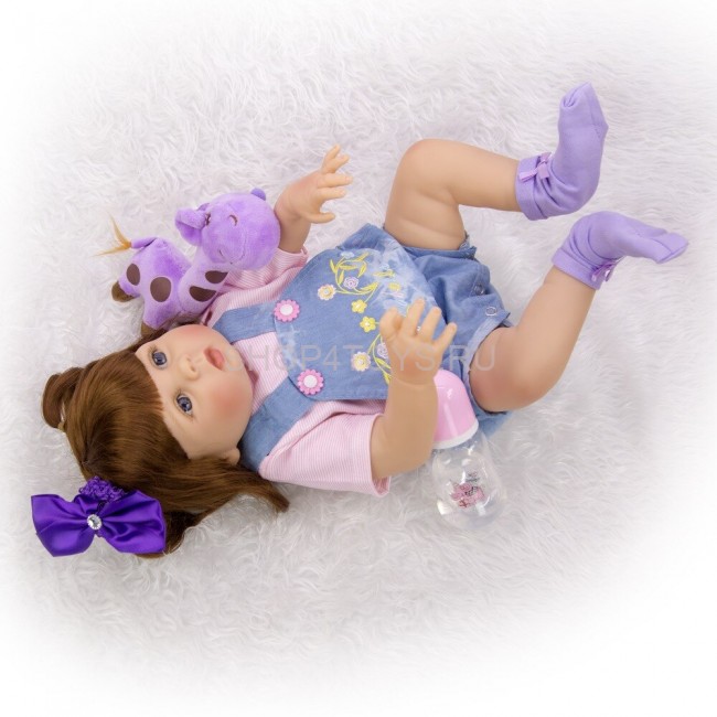 Реборн силиконовая девочка Маринка 