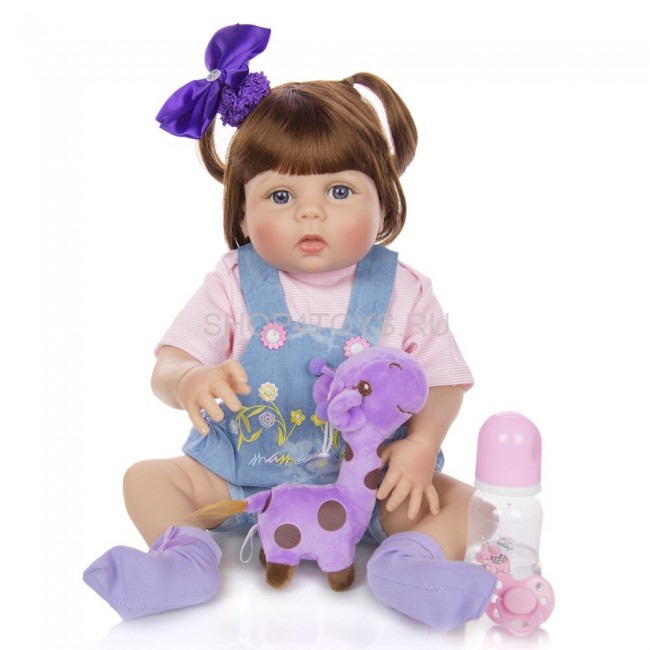 Реборн силиконовая девочка Маринка 