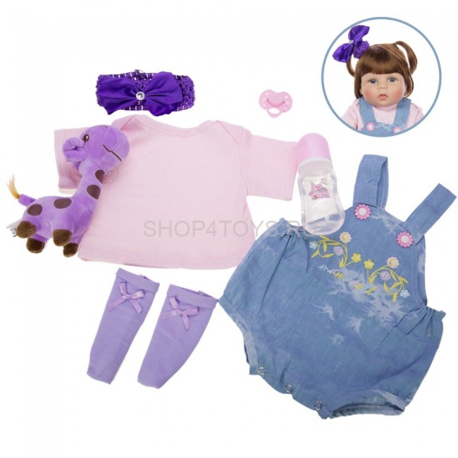 Реборн силиконовая девочка Маринка 