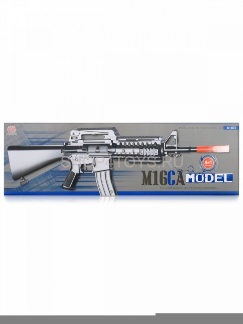 Механический автомат M16 на мягких пулях 4 вида - M16CA Механический автомат M16 на мягких пулях 4 вида - M16CA