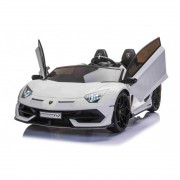 Детский электромобиль Lamborghini Aventador SVJ White Carbon (дрифт, 15 км/ч, 24V) - SX2028S-WHITE Детский электромобиль Lamborghini Aventador SVJ White Carbon (дрифт, 15 км/ч, 24V) - SX2028S-WHITE