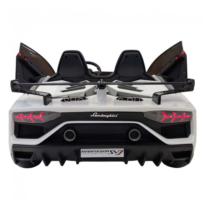 Детский электромобиль Lamborghini Aventador SVJ White Carbon (дрифт, 15 км/ч, 24V) - SX2028S-WHITE Детский электромобиль Lamborghini Aventador SVJ White Carbon (дрифт, 15 км/ч, 24V) - SX2028S-WHITE