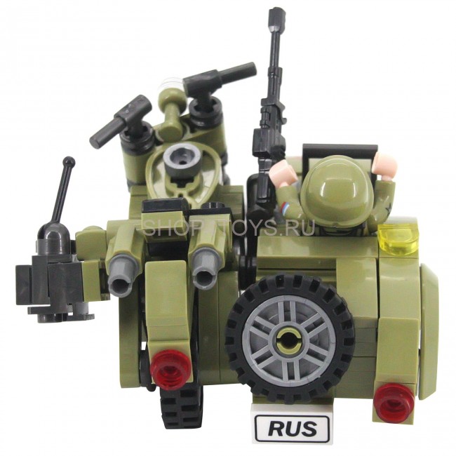Конструктор Армия России "Военный мотоцикл" - АР-01002