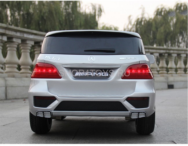 Радиоуправляемый детский электромобиль Merсedes-Bens ML63 AMG Silver 12V 2.4G - DMD-168-S