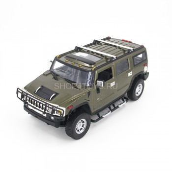 Радиоуправляемая машина MZ Hummer H2 Green 1:14 - 2026 Радиоуправляемая модель автомобиля Hummer H2 1:14. Официально лицензированный кузов с точностью повторяет форму и детали настоящего автомобиля, а всё необходимое для запуска уже включено в комплект
