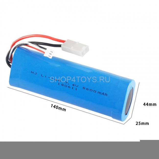 Аккумулятор Li-Ion 7.4V 5600 mAh, разъем Tamiya - HJ-210718