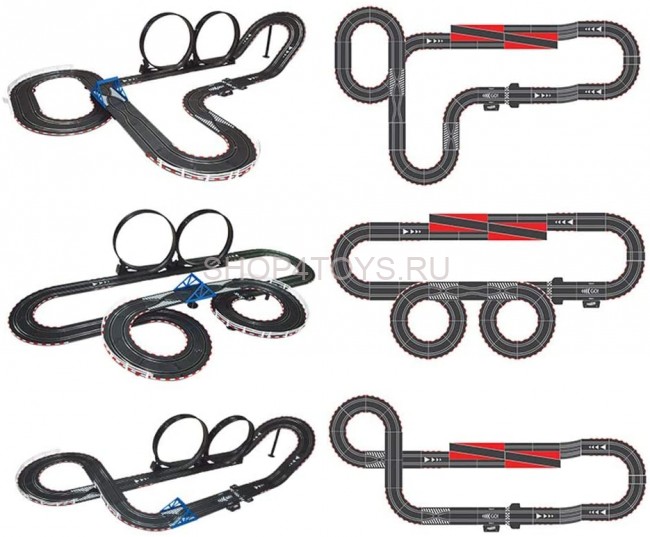 Гоночный автотрек Top Racer Merсedes SLS 1:43 (2 машинки, 8 метров) - TR-05L