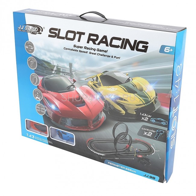 Гоночный автотрек JJ Slot Ралли (длина трека 555 см, от сети, 1:43) - JJ98-2 Гоночный автотрек JJ Slot Ралли (длина трека 555 см, от сети, 1:43) - JJ98-2