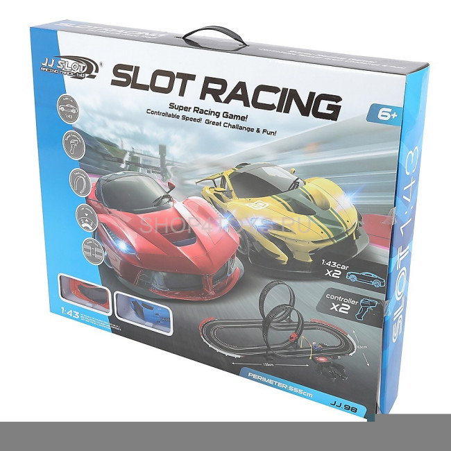 Гоночный автотрек JJ Slot Ралли (длина трека 555 см, от сети, 1:43) - JJ98-2 Гоночный автотрек JJ Slot Ралли (длина трека 555 см, от сети, 1:43) - JJ98-2