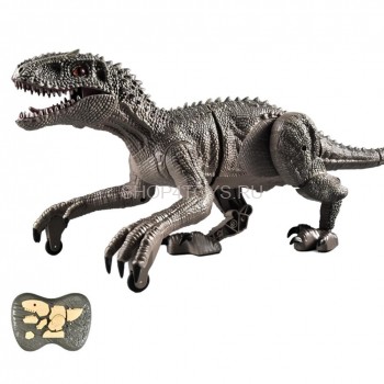 Радиоуправляемый серый динозавр Raptor Индоминус Рекс - 3701-1A Радиоуправляемый серый динозавр Raptor Индоминус Рекс - 3701-1A