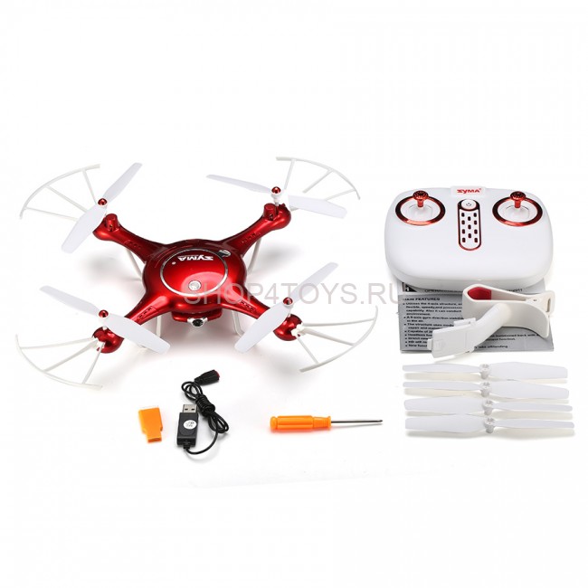Радиоуправляемый квадрокоптер Syma с HD камерой 2.4G - X5UW