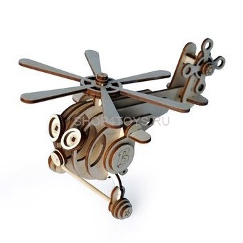 Деревянный конструктор Lemmo Вертолет "Витя" - 00-57 Деревянный конструктор Lemmo Вертолет "Витя" - 00-57