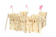 Детский деревянный конструктор "Крепость" с изменением конфигурации - HK-KR001 Детский деревянный конструктор "Крепость" с изменением конфигурации - HK-KR001