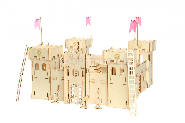 Детский деревянный конструктор "Крепость" с изменением конфигурации - HK-KR001 Детский деревянный конструктор "Крепость" с изменением конфигурации - HK-KR001