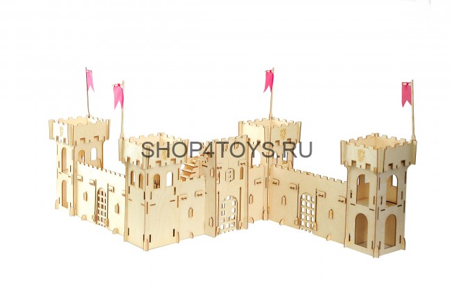 Детский деревянный конструктор "Крепость" с изменением конфигурации - HK-KR001 Детский деревянный конструктор "Крепость" с изменением конфигурации - HK-KR001