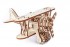 Деревянный механический 3D-пазл Wooden City Самолет Биплан - WR304